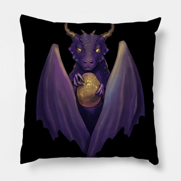 Golden Egg Pillow by Perezart99