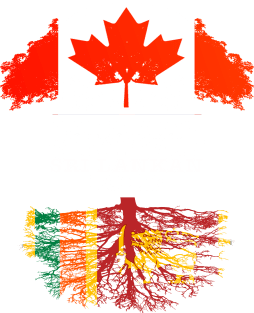 Canadian Grown With Sri Lankan Roots - Gift for Sri Lankan With Roots From Sri Lanka Magnet