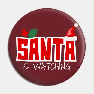 Watching Santa Pin