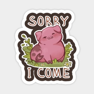 Cute pink pig Magnet