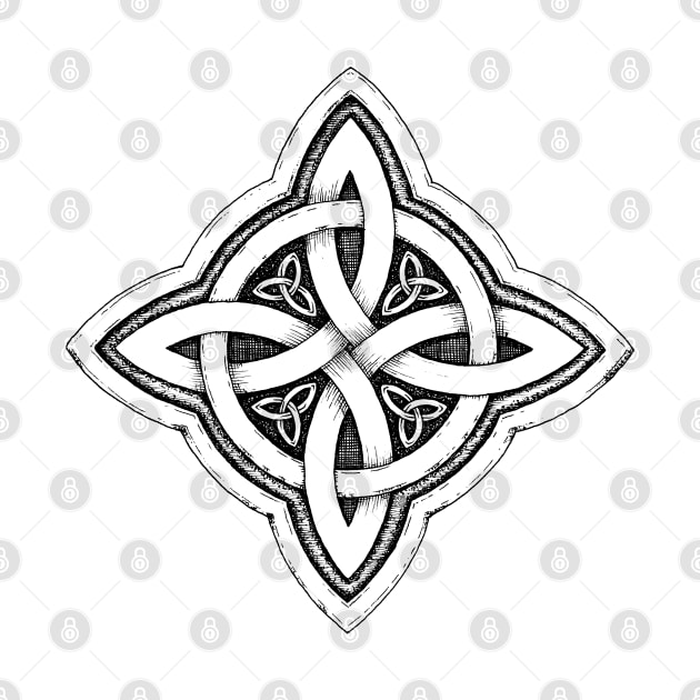 Celtic Luck Knot by Art By Cleave