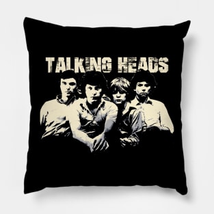 Talking Heads Retro Style Pillow