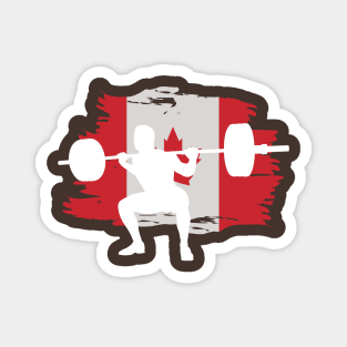 Canadian Squats - Powerlifting Magnet