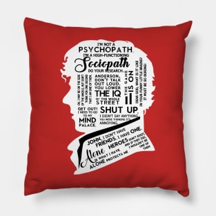 Sherlock Quotes Pillow