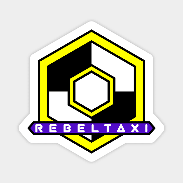 RebelTaxi Hexigon Logo Magnet by RebelTaxi