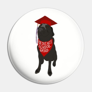 Obedience School Grad Pin