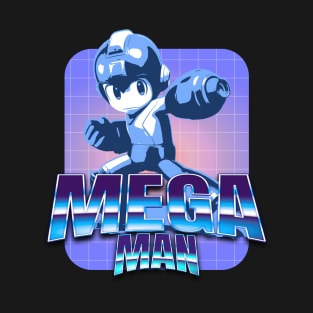 Blue Bomber Retrowave T-Shirt