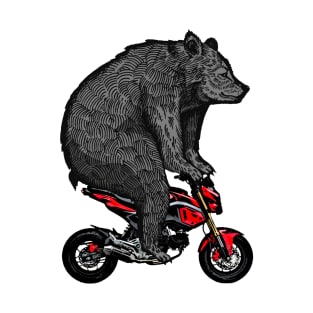 Big Bear on a Minibike T-Shirt