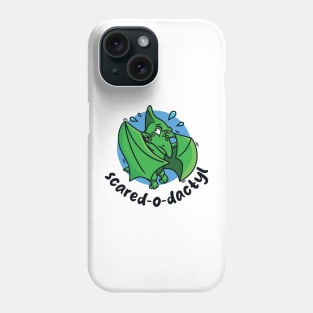 Scared-o-dactyl (on light colors) Phone Case