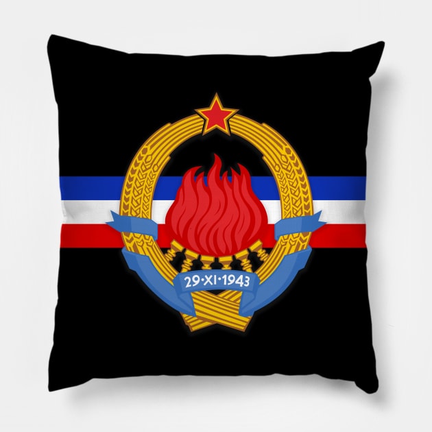 Yugoslavia Grb Pillow by StuffByMe