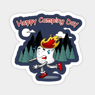 Happy Camping Day Magnet