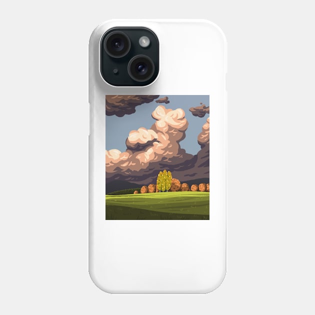 Warm Soft Cloud Phone Case by lindepet