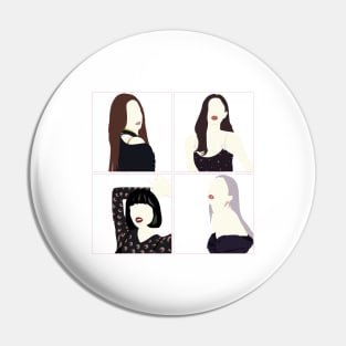 K-POP FLAT DESIGN FANART Pin