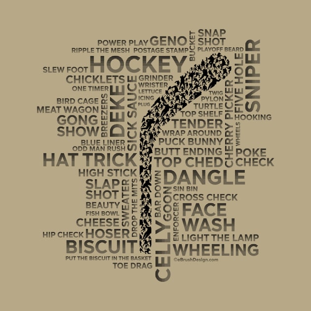 Hockey Players Stick & Slang by eBrushDesign