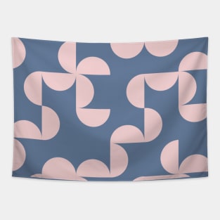 Pink and Blue Geo Tapestry