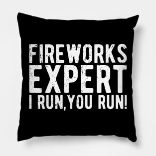 Fireworks Expert fourth of july Pillow