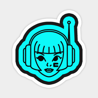 Jet Set Radio Portrait Icon - Mew Magnet