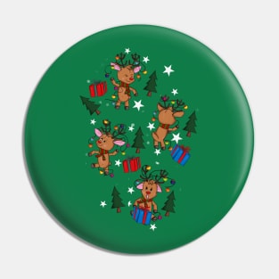 Reindeer dance Pin