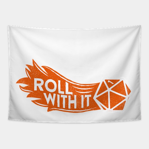 Roll with it Tapestry by the50ftsnail