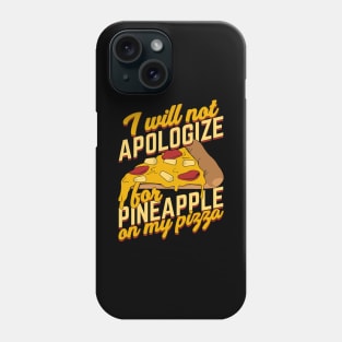 Funny Pineapple Pizza Lover Gift Phone Case