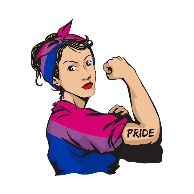 Strong woman BIsexual Pride LGBT Mom by Dianeursusla Clothes