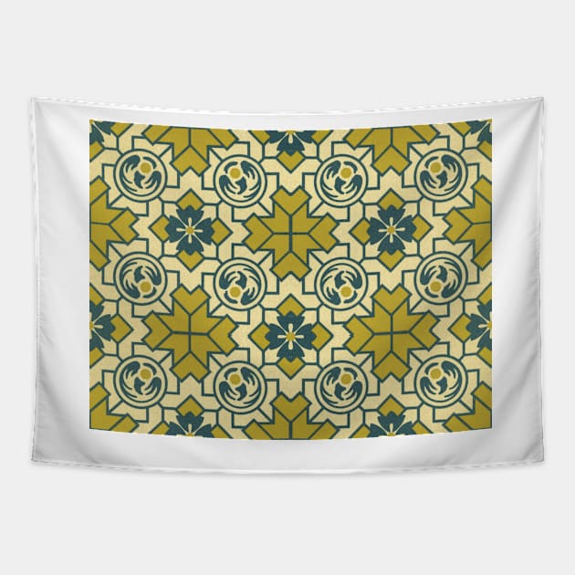 Japonaise 21by Hypersphere Tapestry by Hypersphere