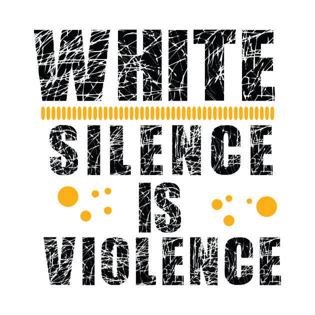 White Silence is Violence by L  B  S  T store