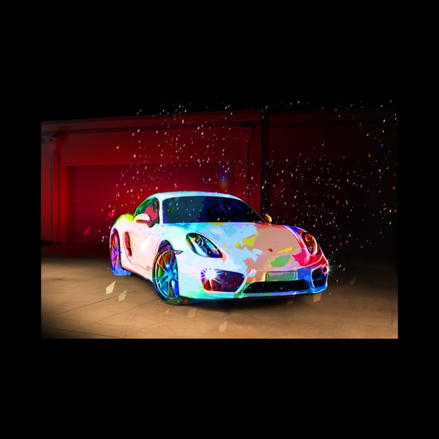 Porsche Cayman - Graphic by Rendagarth_Design_Company