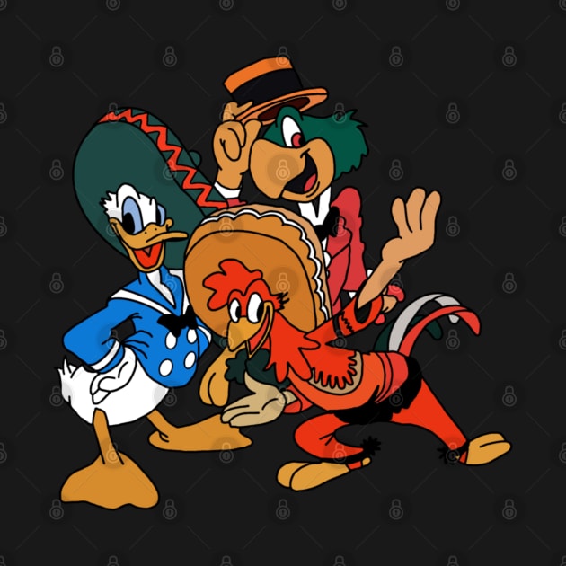 Three caballeros by Hundred Acre Woods Designs