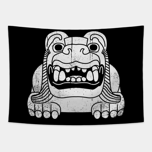 Olmec Jaguar Tapestry by nickbeta