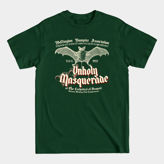 Discover Unholy Masquerade - What We Do In The Shadows - T-Shirt