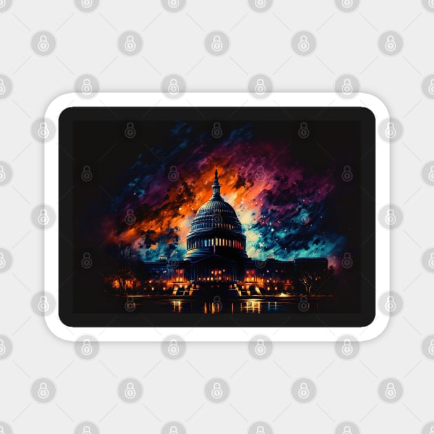 United States Capitol Building Magnet by TrooperLX1177