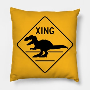 DINO Crossing Pillow