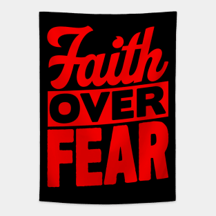 Faith Over Fear Tapestry