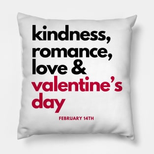 Valentine's Day February 14th Pillow