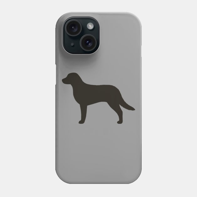 Chesapeake Bay Retriever Silhouette Phone Case by Coffee Squirrel