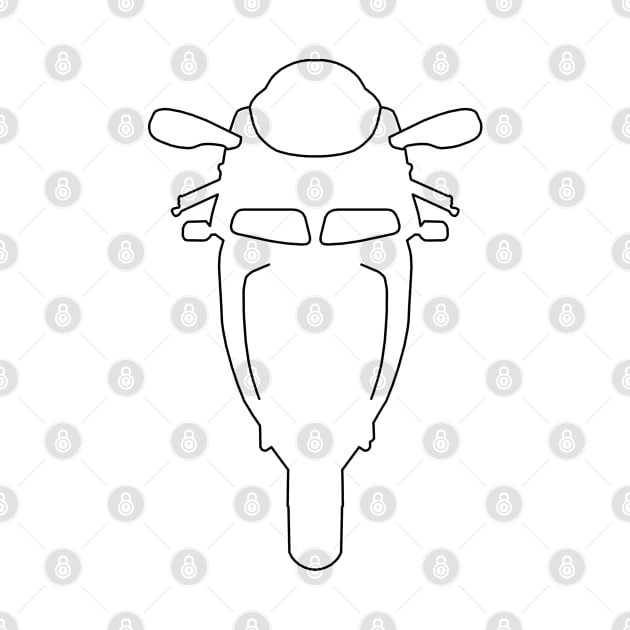 Ducati 916 outline graphic (black) by soitwouldseem