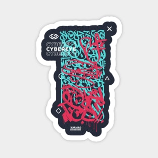 CYBER EYE | GRAFFITI Magnet