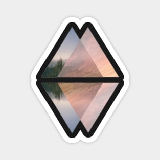 SKY graphic design geometry logo creative geometric triangle Magnet