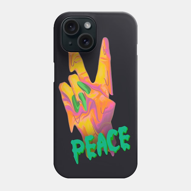 pizza peace Phone Case by acatalepsys 