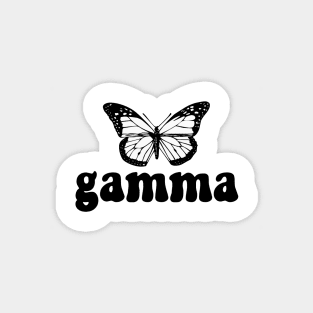 gamma butterfly Magnet