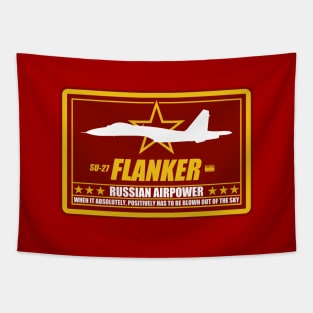 SU-27 Flanker Tapestry