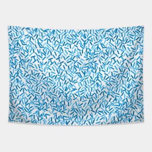 Beautiful Blue Sprinkles Pattern Tapestry