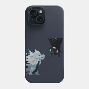 Zym and Toothless Crossover Phone Case