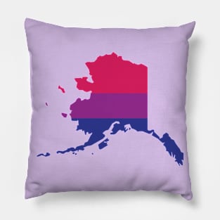 Alaska Bi Pride Pillow