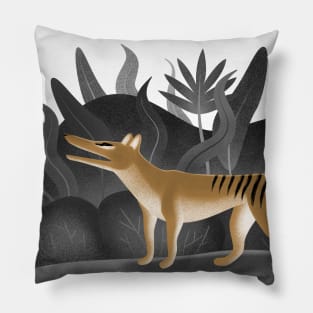 Thylacine time Pillow