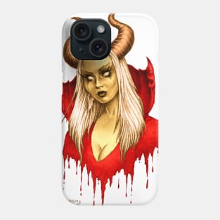 Whitehaired Devil Phone Case