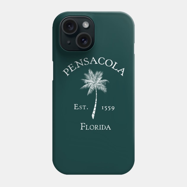 Pensacola Florida Vintage Palm Phone Case by TGKelly