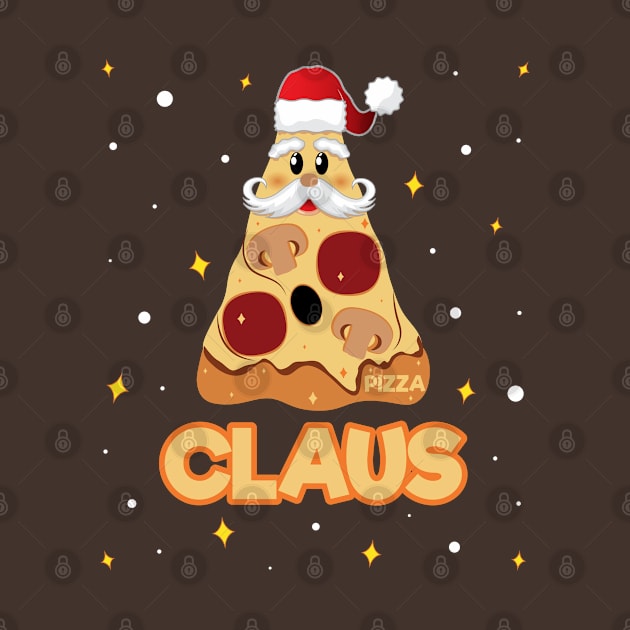 Pizza Lover Christmas Santa by ZNOVANNA