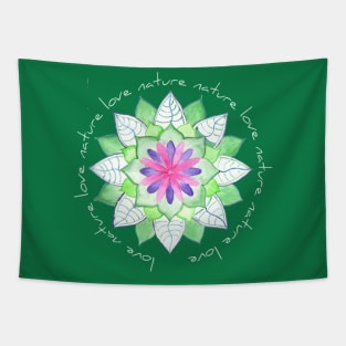 Love Nature Mandala Tapestry